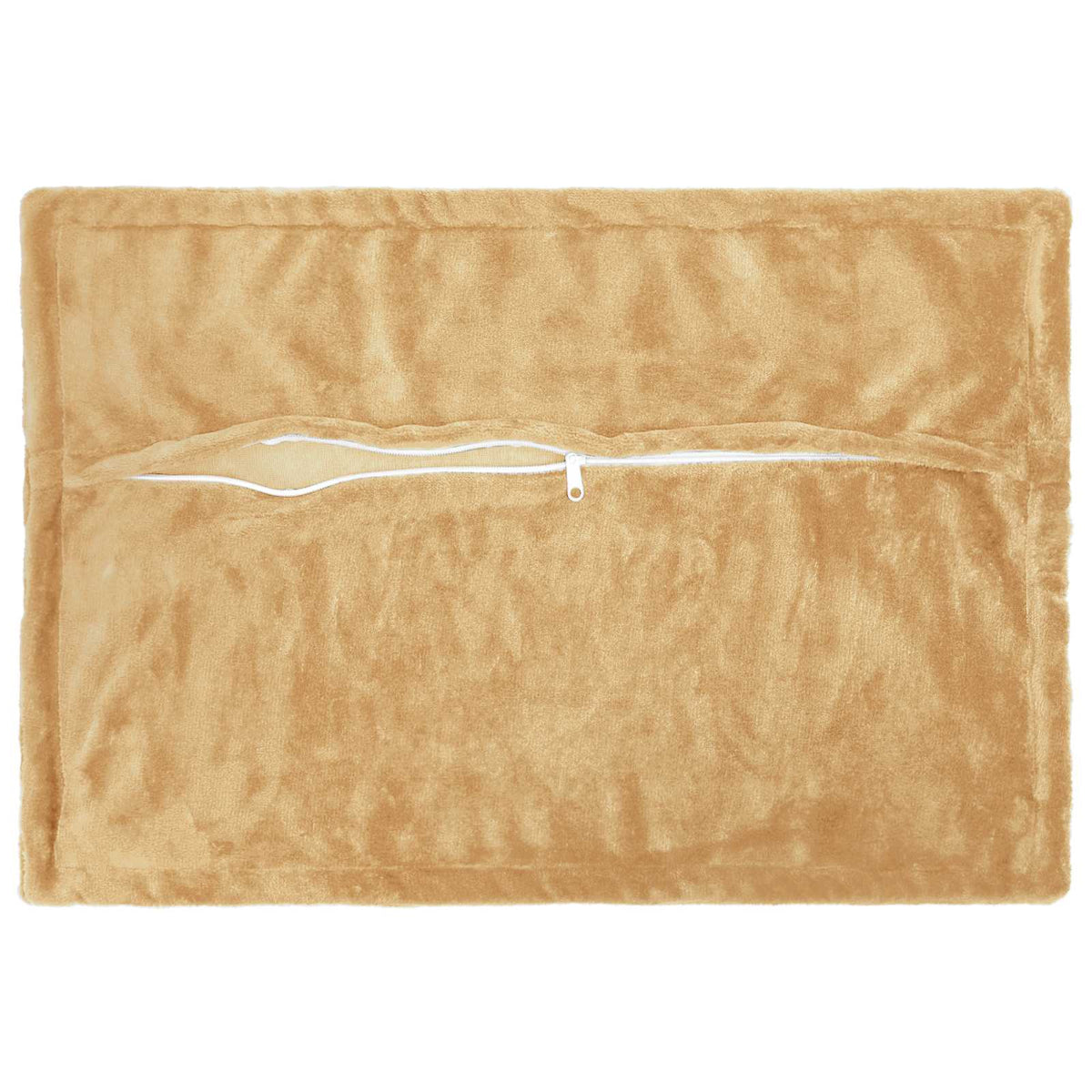 Vidaxl kussensloop 2 pcs houten taupe 50 x 80 cm flanel