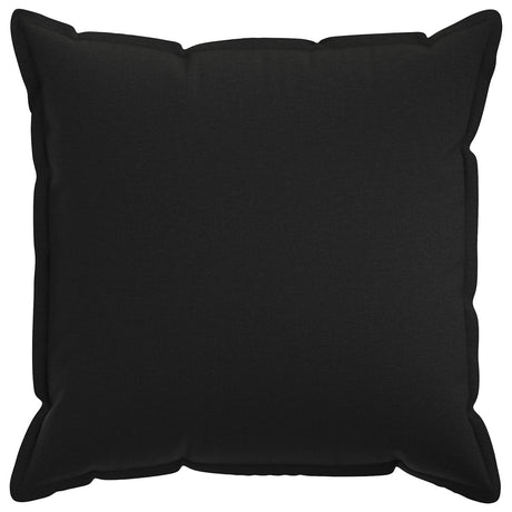 Vidaxl kussensloop 2 pcs houten zwart 55 x 55 cm faux linnen
