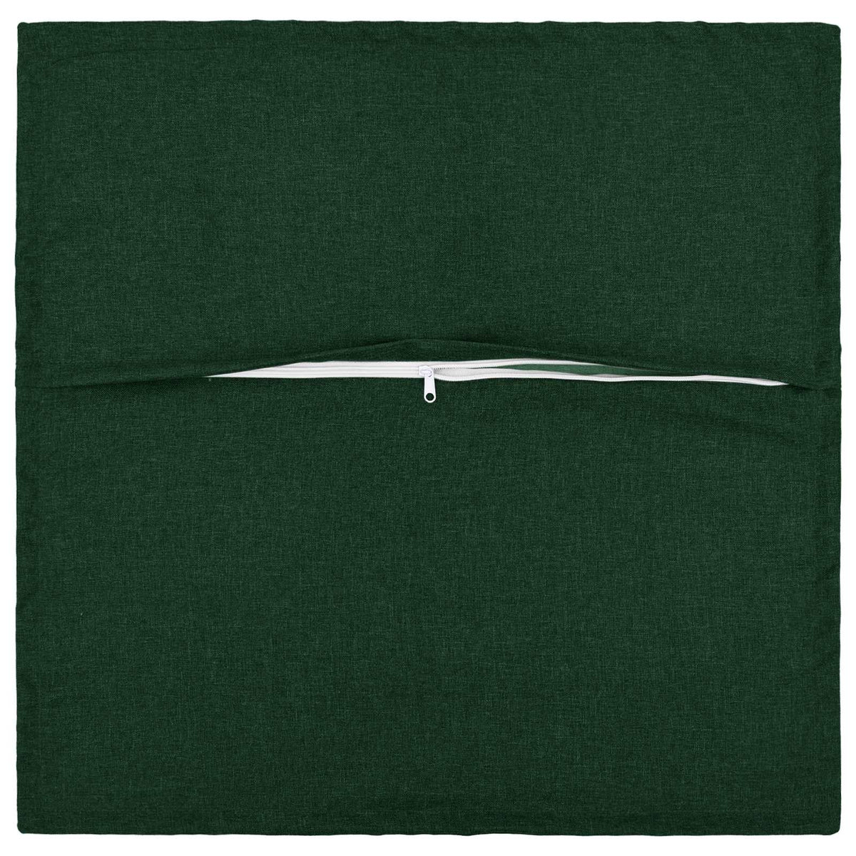 Vidaxl kussensloop 2 pcs houten donkergroen 55 x 55 cm faux linnen