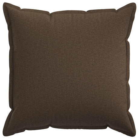 Vidaxl kussensloop 2 st houten taupe 55 x 55 cm faux linnen