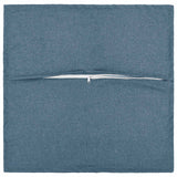 Vidaxl kussensloop 2 pcs houten jeans blauw 55 x 55 cm faux linnen