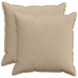 Vidaxl kussensloop 2 st houten taupe 55 x 55 cm corduroy