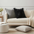 Vidaxl kussensloop 6 st houten donkergrijs 60 x 60 cm chenille stof
