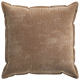 Vidaxl kussensloop 2 st houten bruin 55 x 55 cm chenille stof