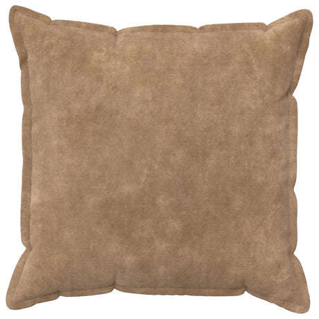 Vidaxl kussensloop 2 pcs houten taupe 55 x 55 cm microfiber fleece