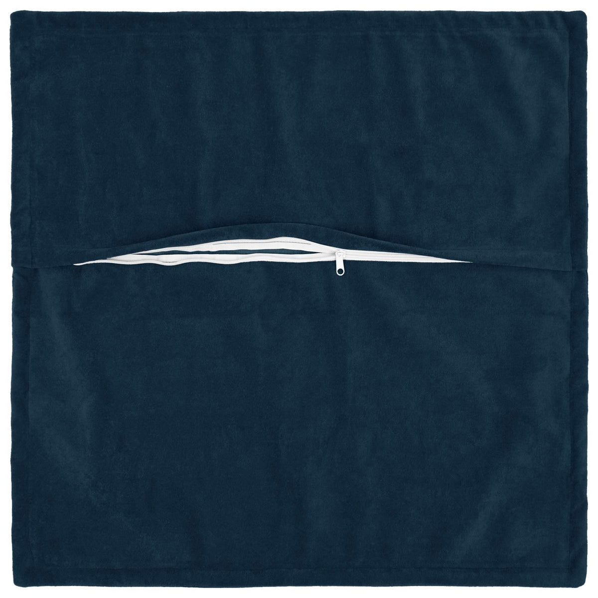 Vidaxl kussensloop 2 pcs houten blauw 55 x 55 cm microfiber fleece