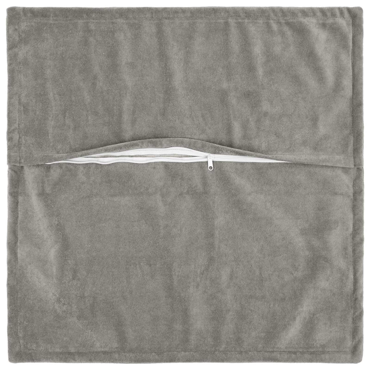 Vidaxl kussensloop 2 pcs houten lichtgrijs 55 x 55 cm