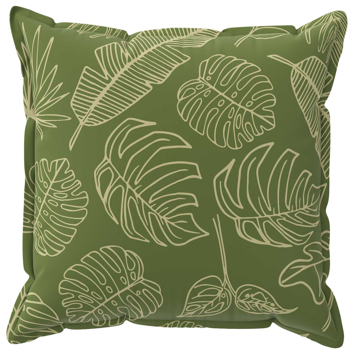 Vidaxl kussensloop 6 st houten bladontwerp 55 x 55 cm polyester