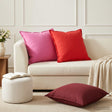 Vidaxl kussensloop 2 st houten roze 55 x 55 cm polyester