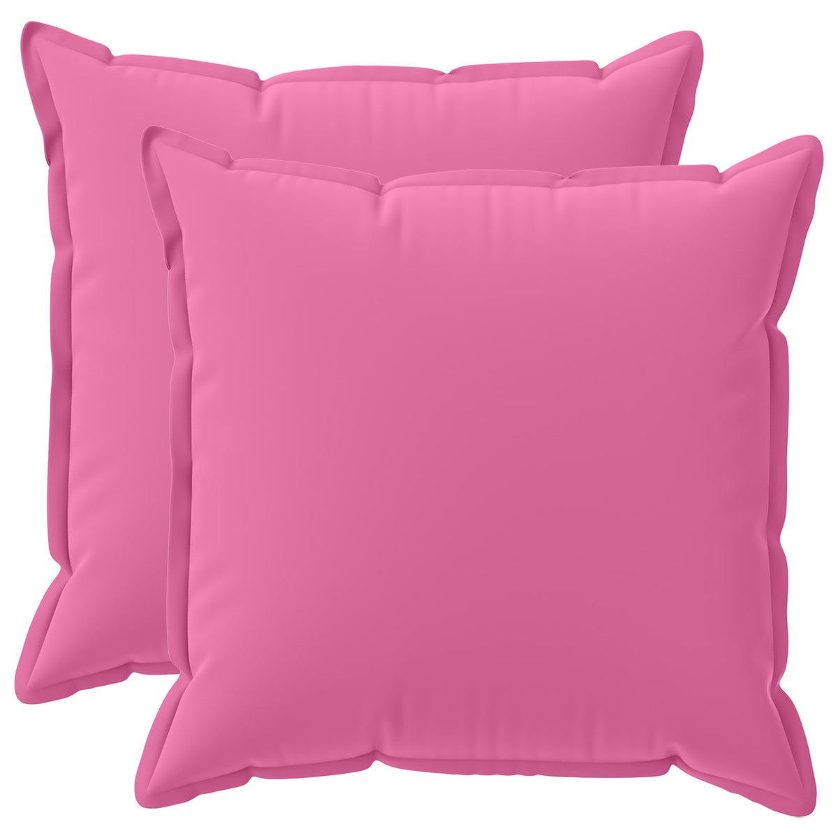 Vidaxl kussensloop 2 st houten roze 55 x 55 cm polyester