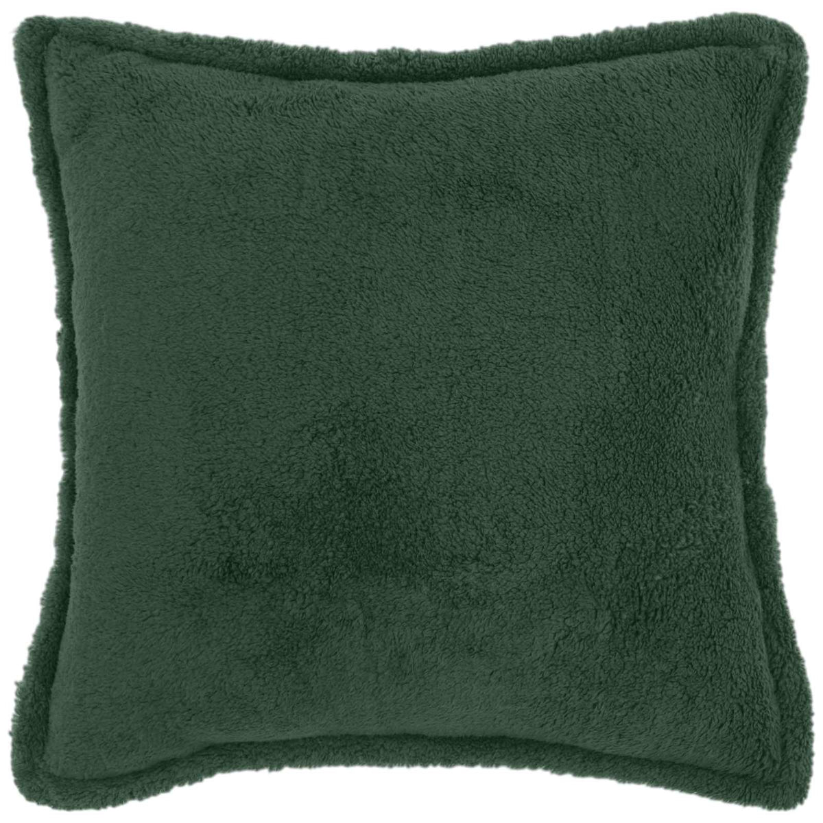 Vidaxl kussensloop 2 pcs houten donkergroen 55 x 55 cm bouclé