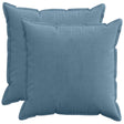 Vidaxl kussensloop 2 st houten blauw 60 x 60 cm corduroy