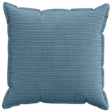 Vidaxl kussensloop 2 st houten blauw 60 x 60 cm corduroy