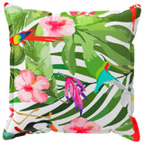 Vidaxl kussensloop 2 st houten meerkleurig 60 x 60 cm polyester