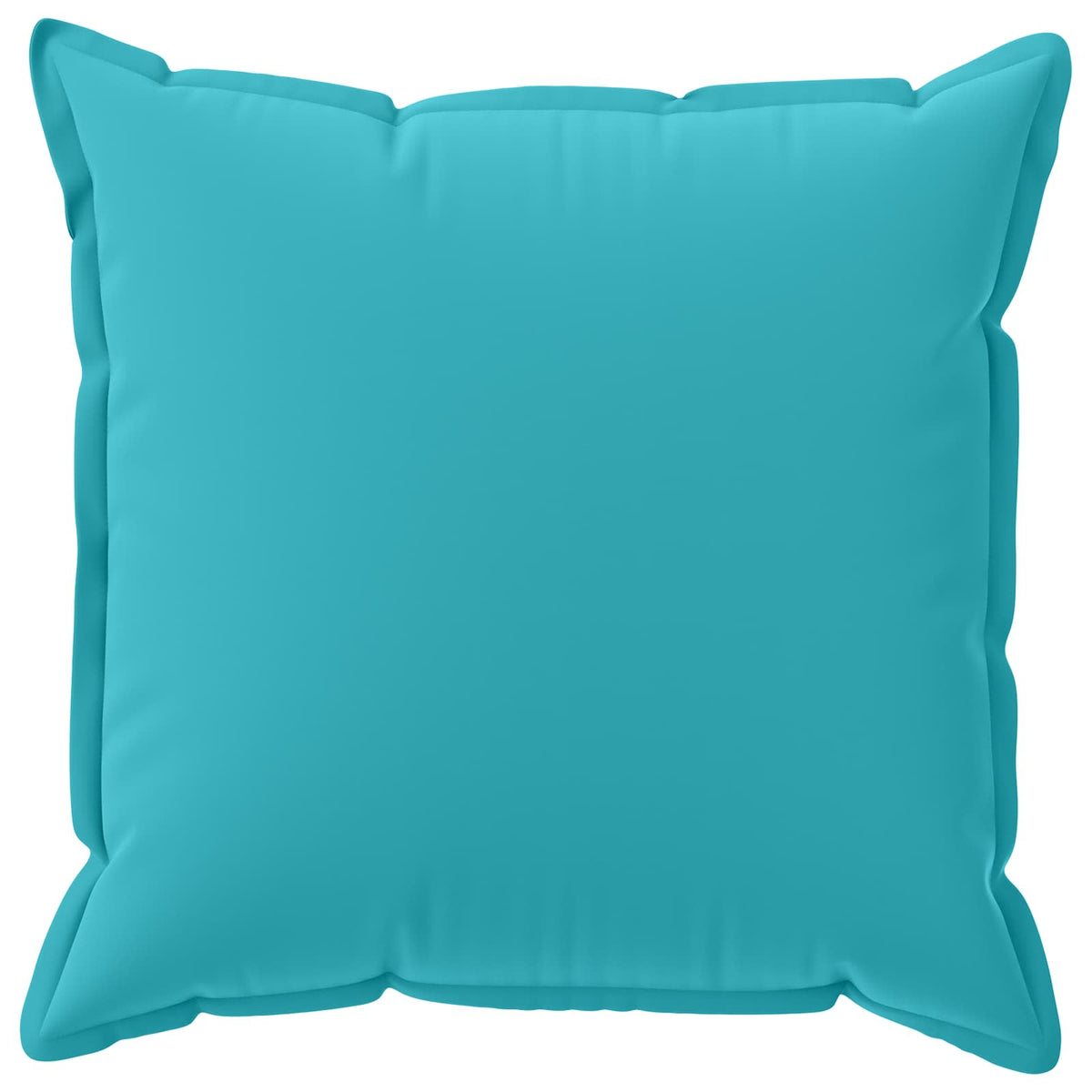 Vidaxl kussensloop 2 st houten turquoise 60 x 60 cm polyester