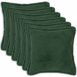 Vidaxl kussensloop 6 pcs houten donkergroen 60 x 60 cm bouclé