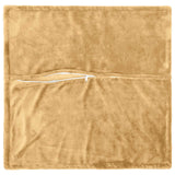 Vidaxl kussensloop 6 pcs houten taupe 60 x 60 cm flanel