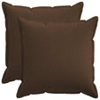 Vidaxl kussensloop 2 pcs houten bruin 65 x 65 cm faux linnen