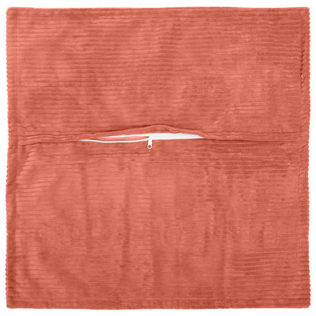 Vidaxl kussensloop 6 st houten rood-oranje 65 x 65 cm corduroy