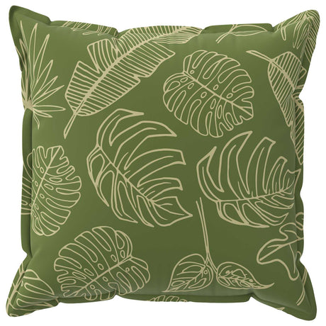 Vidaxl kussensloop 6 st houten bladontwerp 65 x 65 cm polyester