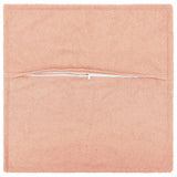 Vidaxl kussensloop 2 pcs houten roze 70 x 70 cm bouclé
