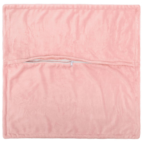Vidaxl kussensloop 6 st houten roze 70 x 70 cm flanel
