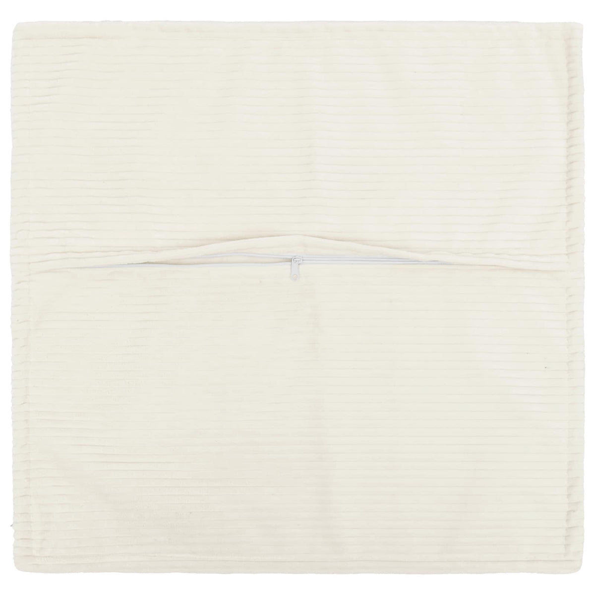 Vidaxl kussensloop 6 st houten crèmekleurig 80 x 80 cm corduroy