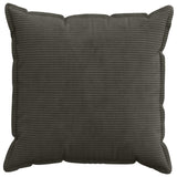 Vidaxl kussensloop 2 st houten antraciet 80 x 80 cm corduroy