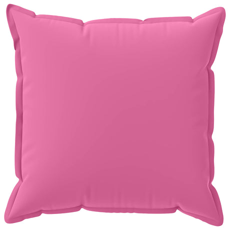Vidaxl kussensloop 6 st houten roze 80 x 80 cm polyester