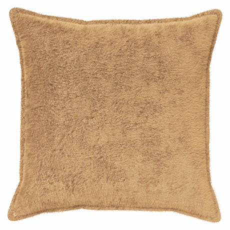 Vidaxl kussensloop 6 st houten taupe 80 x 80 cm nep konijnenbont