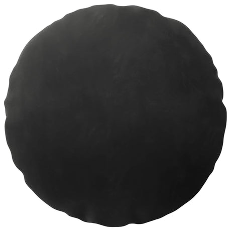 Vidaxl kussensloop 2 pcs heerlen zwart ø 30 cm fluweel