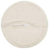 Vidaxl kussensloop 6 pcs heerlen crèmekleurig ø 30 cm bouclé