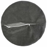 Vidaxl kussensloop 6 pcs heerlen antraciet ø 30 cm microfiber fleece