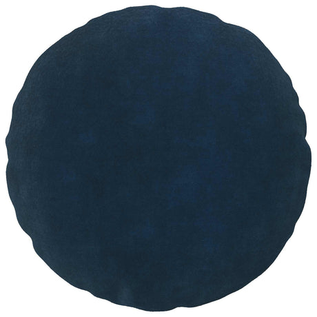 Vidaxl kussensloop 2 pcs heerlen blauw ø 30 cm microfiber fleece