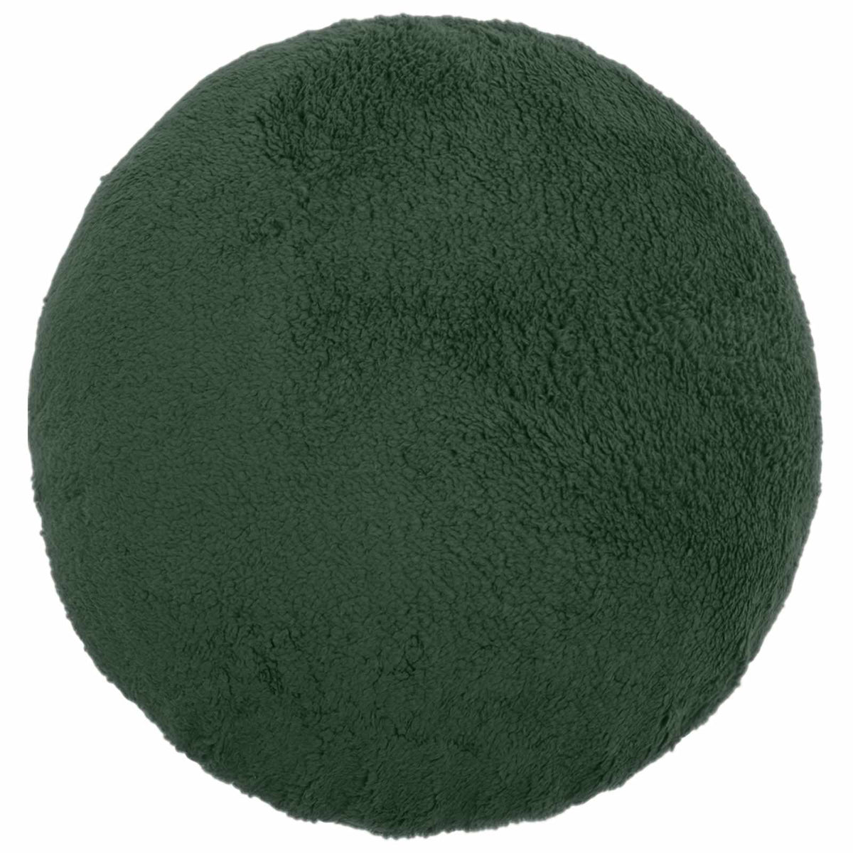 Vidaxl kussensloop 2 pcs heerlen donkergroen ø 30 cm bouclé