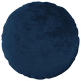 Vidaxl kussensloop 2 pcs heerlen marineblauw ø 30 cm flanel