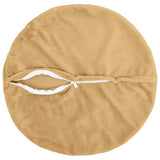 Vidaxl kussensloop 6 pcs heerlen taupe ø 30 cm flanel