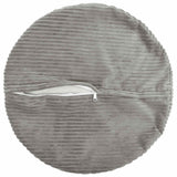 Vidaxl kussensloop 6 pcs heerlen lichtgrijs ø 40 cm corduroy