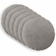 Vidaxl kussensloop 6 pcs heerlen lichtgrijs ø 40 cm corduroy