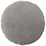 Vidaxl kussensloop 6 pcs heerlen lichtgrijs ø 40 cm corduroy
