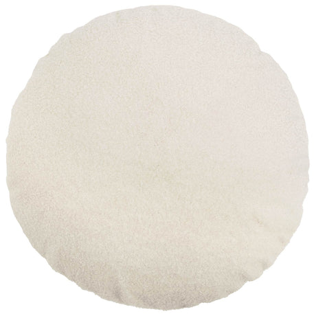 Vidaxl kussensloop 2 pcs heerlen crèmekleurig ø 40 cm bouclé