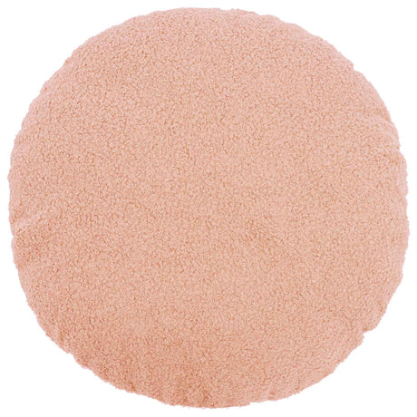 Vidaxl kussensloop 2 pcs heerlen roze ø 40 cm bouclé