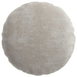 Vidaxl kussensloop 6 st heerlen lichtgrijs ø 40 cm chenille stof