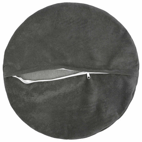 Vidaxl kussensloop 2 pcs heerlen antraciet ø 40 cm microfiber fleece