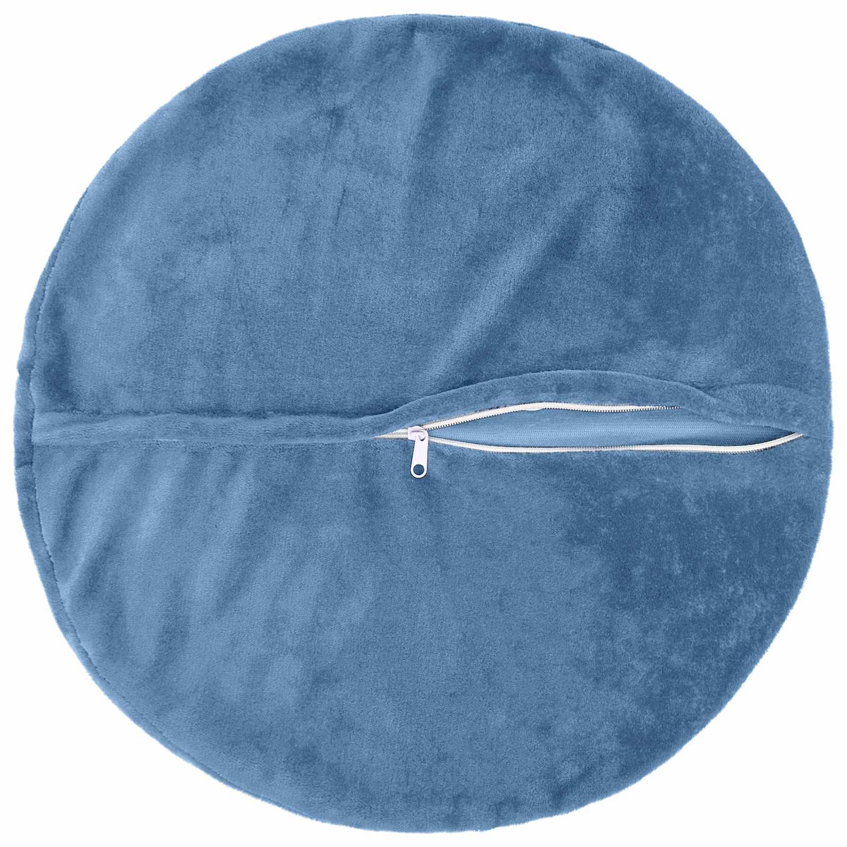 Vidaxl kussensloop 6 pcs heerlen lichtblauw ø 40 cm flanel
