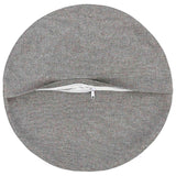 Vidaxl kussensloop 2 st heerlen wolkengrijs ø 50 cm stof