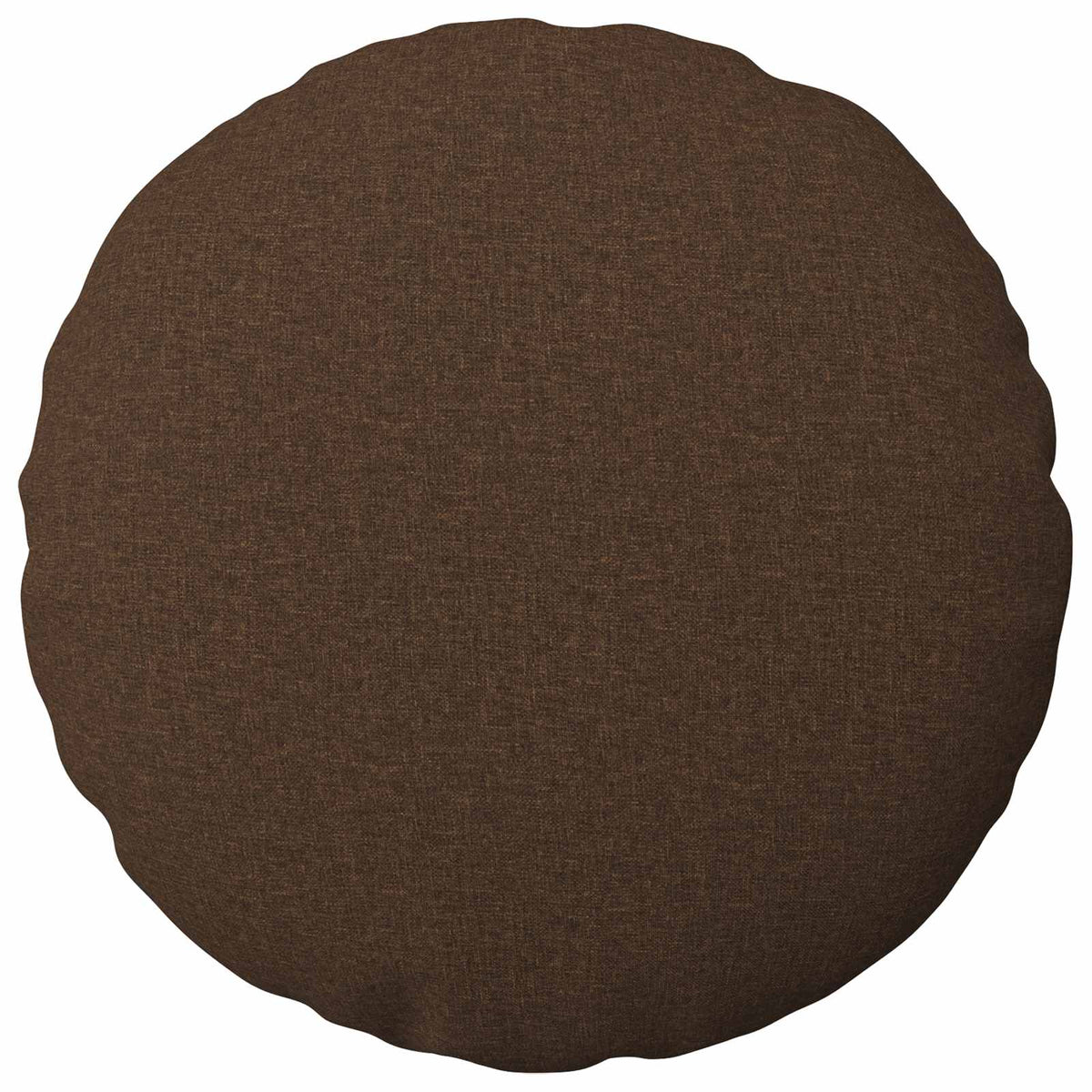 Vidaxl kussensloop 2 st heerlen bruin ø 50 cm stof