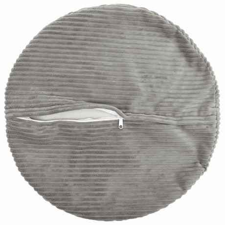 Vidaxl kussensloop 2 pcs heerlen lichtgrijs ø 50 cm corduroy