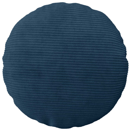 Vidaxl kussensloop 6 st heerlen marineblauw ø 50 cm corduroy