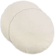 Vidaxl kussensloop 2 pcs heerlen crèmekleurig ø 50 cm bouclé